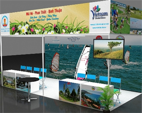 Chương trình hoạt động tại gian hàng triển lãm du lịch Bình Thuận