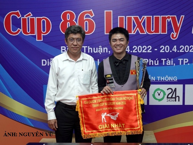       Nguyễn Quốc Nguyện vô địch giải Billiard Carom 3 băng Bình Thuận mở rộng