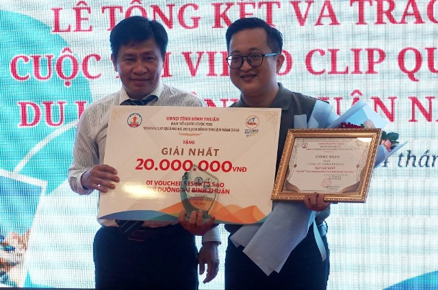 Trao giải cuộc thi sáng tác Video clip quảng bá du lịch Bình Thuận